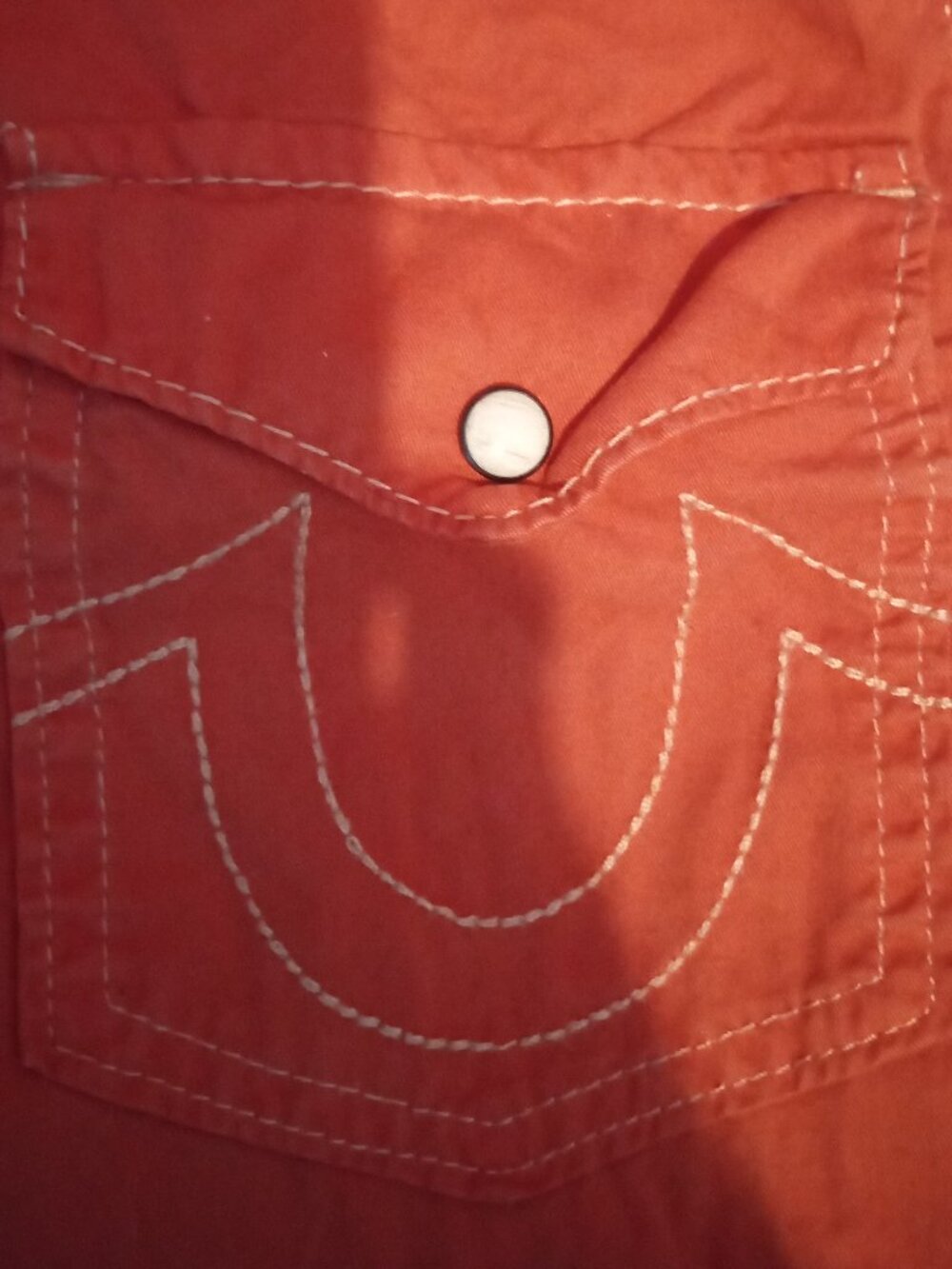 True Religion Mens Small Short Sleeve Western Shirt - Picture 5 of 5